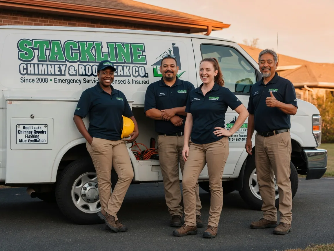 Chimney flashing repair company in Sterling, IL